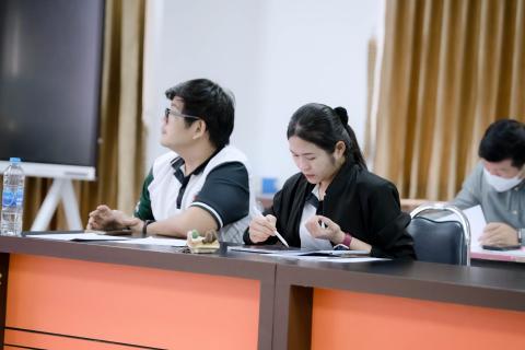 วิทยาลัยเทคนิคกำแพงเพชร จัดประชุม ติดตามผลการดำเนินการรายงานการขับเคลื่อนการจัดการอาชีวศึกษาในระบบ E-MVS และระบบ SMARTPLAN ประจำปีการศึกษา 2569